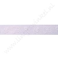 Baby lint 16mm - Organza Beertje Wit
