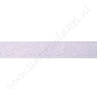 Baby lint 16mm - Organza Beertje Wit