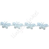 Baby Band 16mm - Schmetterling Applique Hell Blau