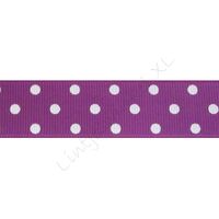 Stippenlint 22mm - Violet Wit