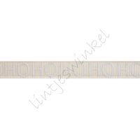 Kerstlint 10mm - HoHoHo Creme