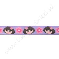 Lint Cartoon 10mm - Dora Paars