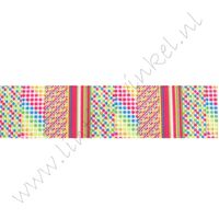 Lint met print 22mm - Disco