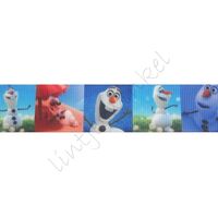 Ripsband Cartoon 22mm - Frozen Olaf Sonne
