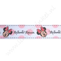 Lint Cartoon 25mm - Minnie Wit