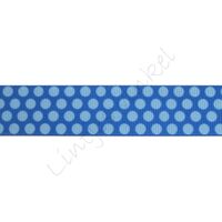 Stippenlint 22mm - Donker Blauw Licht Blauw