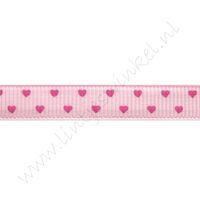 Lint harten 10mm - Mini Roze Pink