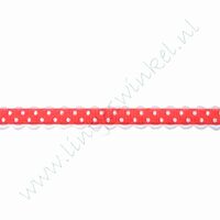 Band Bogen 10mm - Punkte Rot