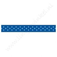 Stippenlint 10mm - Donker Blauw Licht Blauw