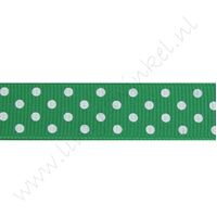 Stippenlint 16mm - Groen Wit