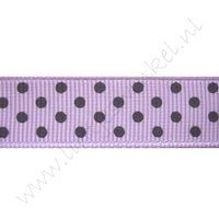 Stippenlint 16mm - Lavendel Paars