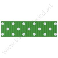 Stippenlint 22mm - Groen Wit