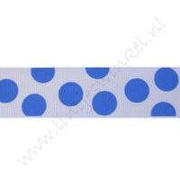 Stippenlint Groot 25mm - Licht Blauw Blauw