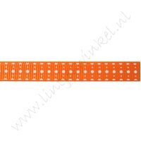 Stippenlint Mix 10mm - Oranje Wit