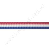 Lint vlag 10mm - Rood Wit Blauw (Donker)