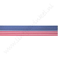 Lint vlag 16mm - Amerika (dubbelzijdig)