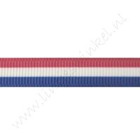 Lint vlag 16mm - Rood Wit Blauw (Donker)