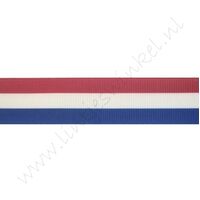 Lint vlag 25mm - Rood Wit Blauw (Donker)