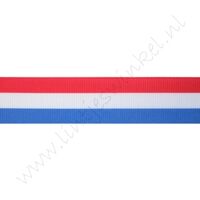 Lint vlag 25mm - Rood Wit Blauw (Licht)