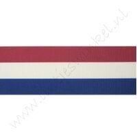 Ripsband Flagge 38mm - Rot Weiß Blau (Dunkel)