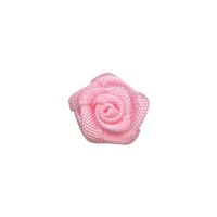 Satin Rosette 10mm - Hell Rosa (117) 5 St.