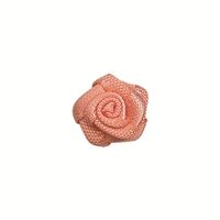 Satin Rosette 10mm - Pfirsich (720) 5 St.