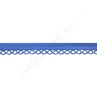 Biaisband Gehaakte Rand 12mm - Blauw