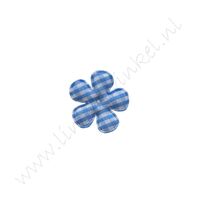 Bloemetje 25mm - Ruit Licht Blauw (50 st.)