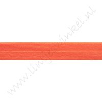 Omvouwelastiek 16mm - Foldover (FOE) Oranje