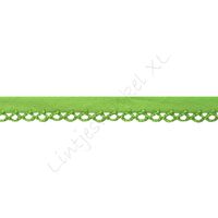 Biaisband Gehaakte Rand 12mm - Appelgroen