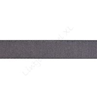 Katoenlint 16mm Combi Nylon (imitatie) - Zwart (030)