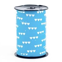 Krullint 10mm - Harten Licht Blauw