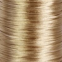 Satin Kordel 2mm - Hell Gold Braun (18)