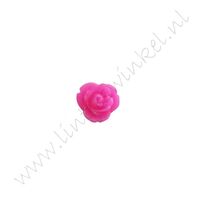 Flatback 7x7mm - Rosette Shocking Pink (10 St.)