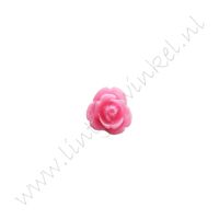 Flatback 7x7mm - Roosje Roze (10 st.)