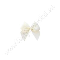 Satin Schleife 24x24mm - Creme (810)