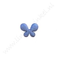 Vlinder 10mm - Vilt Blauw
