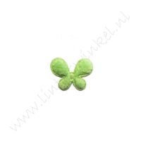 Schmetterling 10mm - Filz Grün