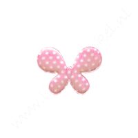 Schmetterling 44mm - Satin Polka Rosa