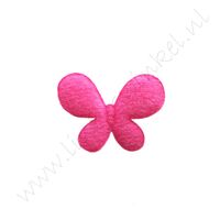 Vlinder 44mm - Vilt Pink