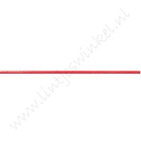 Waxkoord 1mm - Rood