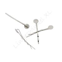 Haarspeldjes Zilver (2 st.) - Schuifspeldje 45 mm