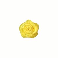 Satin Rosette 10mm - Gelb (640) 5 St.