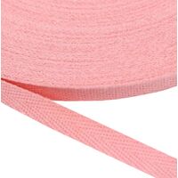 Köperband 10mm (100% Baumwolle) - Rosa