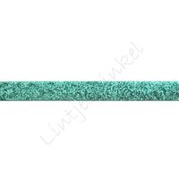 Glitzer Samtband 10mm - Hell Grün