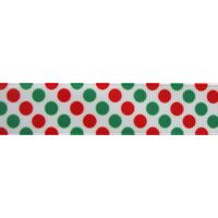 Stippenlint Groot Mix 22mm - Wit Rood Groen