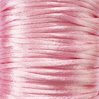 Satin Kordel 2mm - Hell Rosa (20)