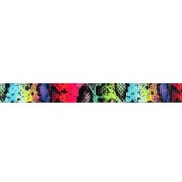 Lint met print 10mm - Regenboog Slang
