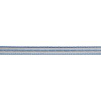 Strepenlint 5mm - Taffeta Satijn Sky Blue Wit