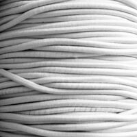 Elastiek Rond 2mm - Wit